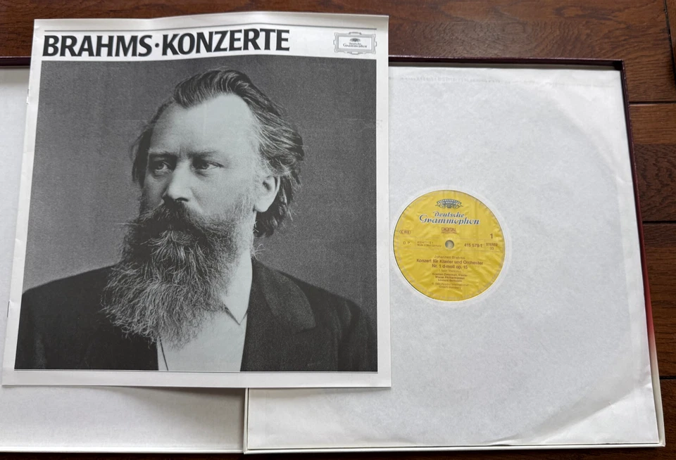 MAISKY ZIMERMAN KREMER BRAHMS BERNSTEIN ED1 DGG DIGITAL 4LP Box 415578-1 NM MINT - Image 2 of 3