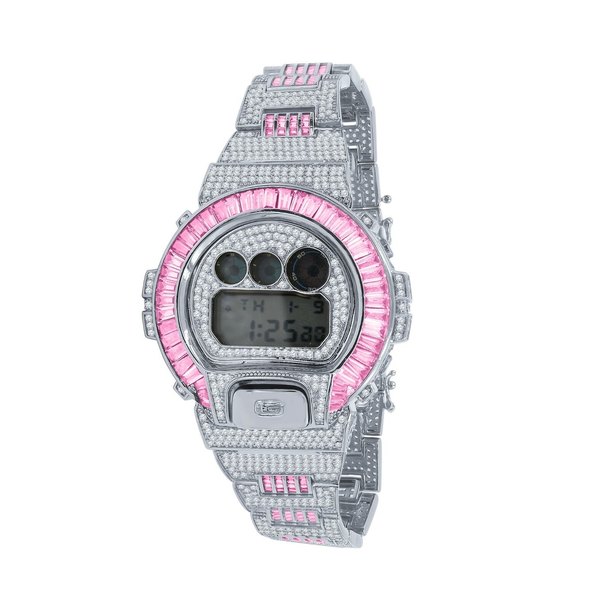 CASIO Gショック DW-6900CB ピンクシルバークレイジーカラー美品 G