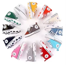 Infant Baby Classic Canvas Shoes Boy Girl Soft Sole Size Fashion Cute