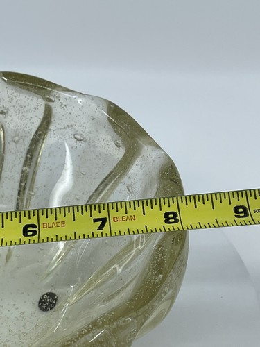 VTG MCM Murano Large Seashell 1950’s Mid Century Modern Venetian Mercury Italy - Picture 17 of 24