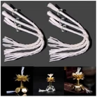 6Pcs Glass Fiber Wick With Glass Holder for Kerosen Oil Lamp Alcohol Wine Bottle