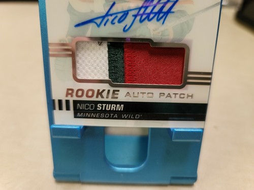 2019-20 Upper Deck Premier #AR-ST Nico Sturm RPA Rookie Patch Auto /249 T4210 - Picture 3 of 6