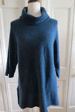Substantial Philosophy Teal Blue Cashmere Tur...