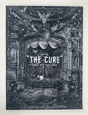 The Cure Poster Boston MA 2023 #’d Silkscreen 1st Edtn Sold Out! Daniel Danger