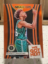 Romeo Langford 2019-20 NBA Hoops Premium Stock Basketball Red “We Got Next” RC