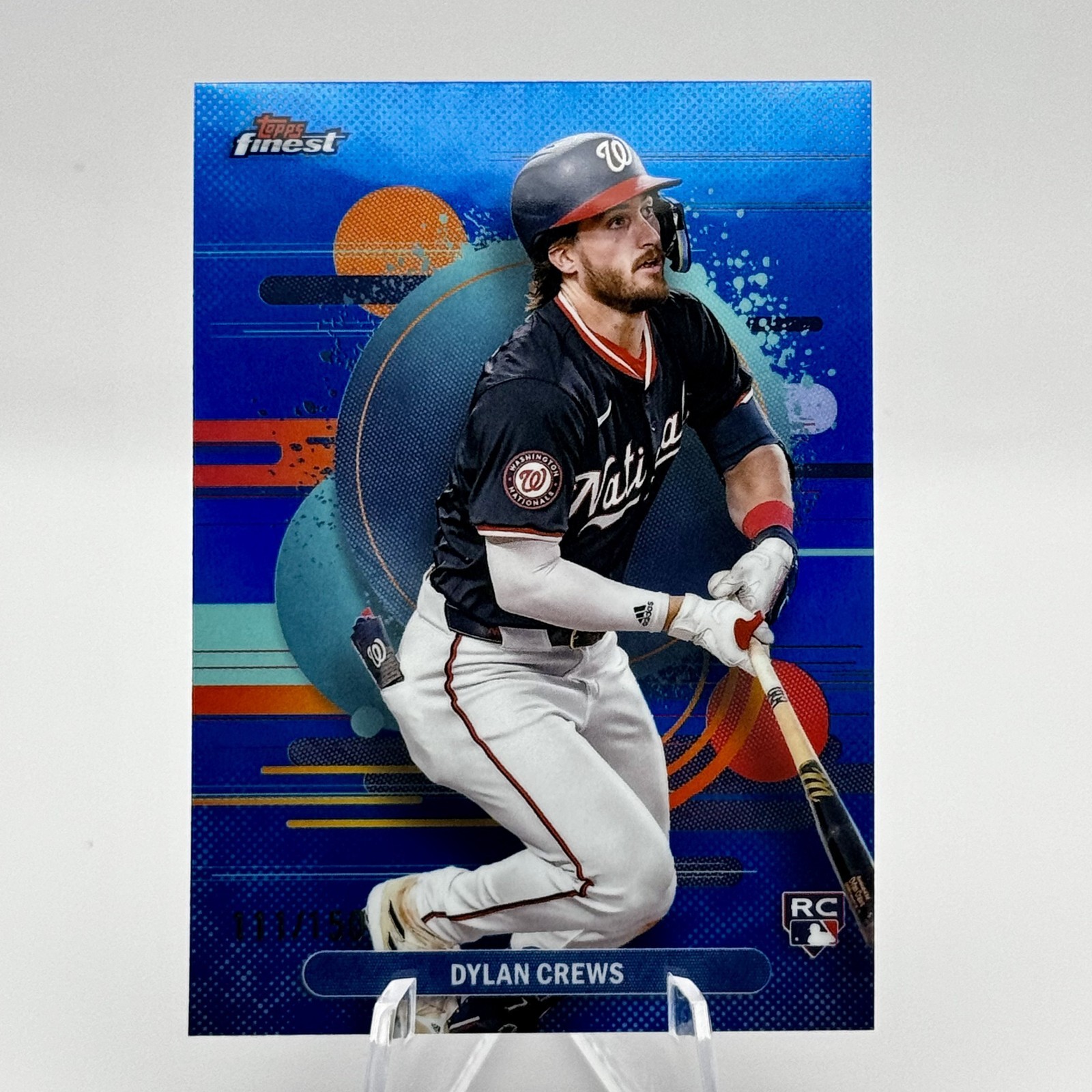 DYLAN CREWS Rookie /150 Blue Color Match 2025 Topps Finest #125 (RC) Nationals