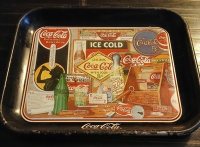 Coca-Cola Tray 1985 Limited Edition  Through the Years  Artist Sandra E Porter 