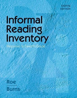 Paul C. Burns Betty Roe Informal Reading Inventory (Spiral Bound)