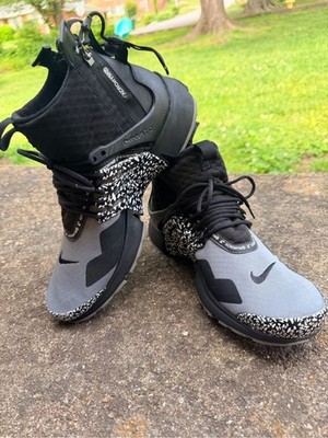 Nike x Acronym Air Presto Mid Utility Gray Black AH7832-001 Men's 10