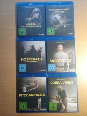 6x WERNER HERZOG Blu Ray aus Arthaus Box: u.a. Aguirre, Nosferatu, Fitzcaraldo