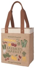 Farmers Market Shopping Tote Bag