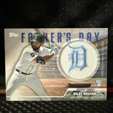 2023 Topps Series 2 - Father's Day Team Patches Riley Greene Tigers Gift