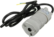 HiLetgo 5M High Head DC Water Pump Submersible Motor For Pond, Small, White 