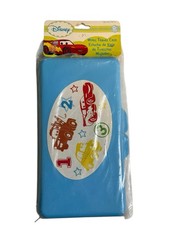 New In Package Disney Cars Baby Wipes Blue Travel Case RARE