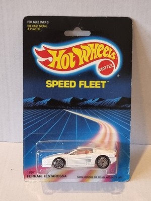 Hot Wheels Ferrari Testarossa 1987 Speed Fleet UH Wheels Sealed In Card