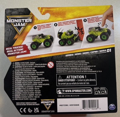 モンスタージャム 巨大 スマッシュ＆バッシュ グレイブディガーモンスタートラック NEW 2025 Monster Jam 