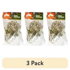 3 Pack 9 Snap Chain Stringer 40 Inch Fishing Leader Rigs with Swivels Hooks