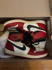 Nike Air Jordan 1 Chicago OG taglia 8 1985 senza scatola