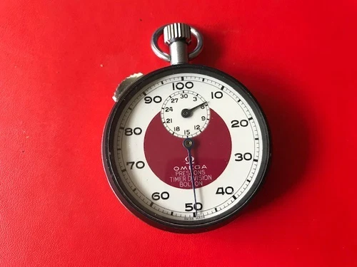 Vintage Omega Stop Watch Prestons Timer Division Bolton Working needs attention