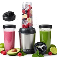 Smoothie Blender Personal Blenders for Kitchen 17 24 34oz BPA-Free Portable Cups