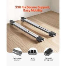 Heavy Duty Appliance Rollers 330 lbs Load Capacity Furniture Dolly Mobile