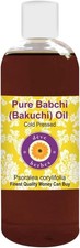 Deve Herbes Pure Babchi Oil (Psoralea corylifolia) Cold Pressed Natural Therape