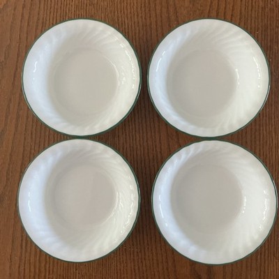 4 Corelle Holiday Magic Bowls Swirl Set of 4 Cereal Soup Bowls EUC