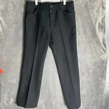 VTG Wrangler 82BK Dress Pants Mens 38x31 Wrancher Cowboy USA 90s Boot Slacks