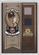 2005 Donruss Diamond Kings HOF Heroes Gold Materials 18/25 Nolan Ryan #HH-41 e8a