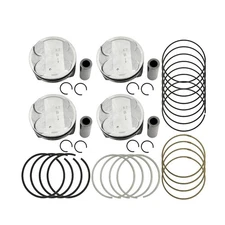 STD Engine Piston & Pin & Piston Rings Set Fit for Hyundai Elantra 2017-2018 ...