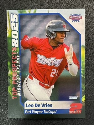 2025 Leo De Vries Top Prospect A's MiLB Minor League Fort Wayne Tincaps