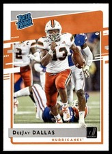 2020 Panini Chronicles Draft Picks Donruss Rated Rookies DeeJay Dallas Rookie