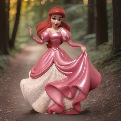 Disney - Die kleine Meerjungfrau - Prinzessin Arielle Ballkleid - PVC Kunststoff Figur /D05