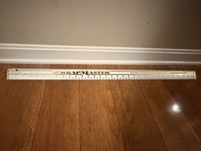 WrapMaster Hand Held Paper Cutter 32" Plastic White Gold Made In USA