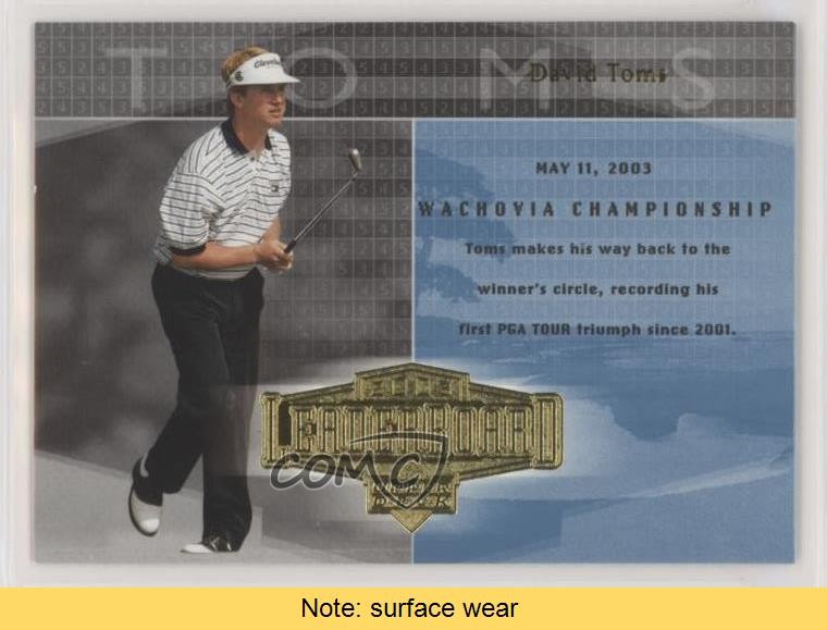 2004 Upper Deck Leaderboard David Toms #63 READ 5x0