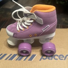 Pacer Scout ZTX Children's Quad Indoor-Outdoor Roller Skates Grape Kids size J12