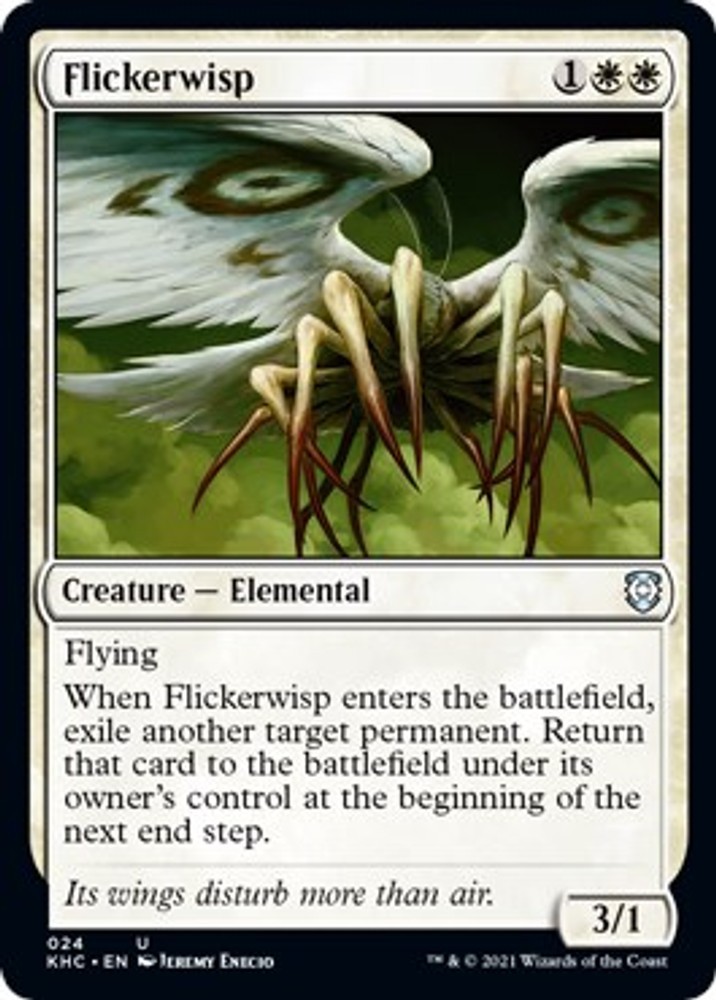 Flickerwisp - 24 - NM - Commander: Kaldheim