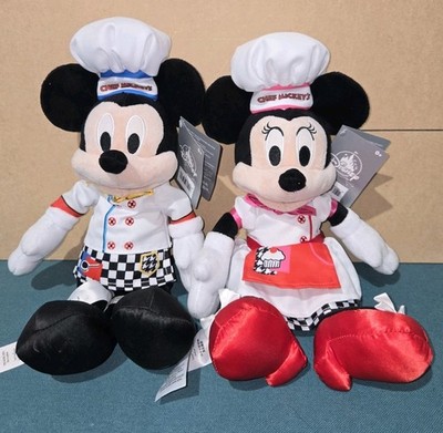 NWT: Limited Edition 2022 Chef Mickey & Minnie Plush Set from Chef Mickey's