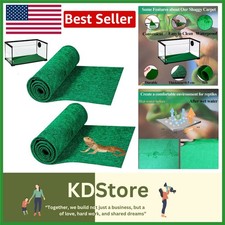 2 Pack Reptile Carpet 39x20 Inch Reptile Cage Mat Bedding Terrarium Liner