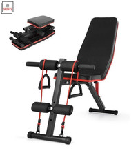 Weight Bench Adjustable Foldable Incline Decline Gym Home Workout Fitness Sports