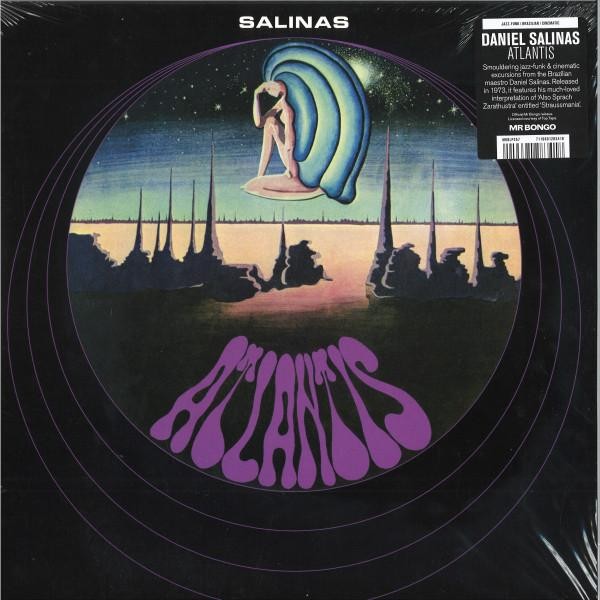 Daniel Salinas Atlantis LP vinyl UK Mr Bongo 2022 Repress of `73 classic, inc. '
