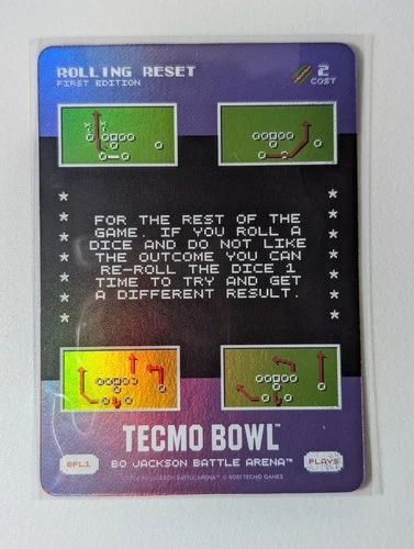 2026 Bo Jackson Battle Arena Tecmo Bowl Rolling Reset Bonus Plays #BPL1