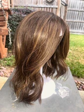 Rene of Paris Vero in Marble Brown Rooted / EUC: only tried on / Lace Front