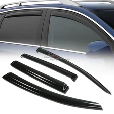 FOR 06-13 IMPALA W-BODY SMOKE TINT WINDOW VISOR SHADE/VENT WIND/RAIN DEFLECTOR