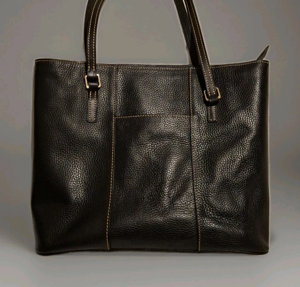 Dooney & Bourke Classic Black Handbag Pebbled - Image 4 of 4