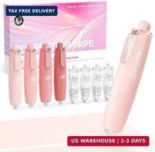 Four Candies Refillable Correction Tape, 4PCS White Tape with 4 Refills Smooth
