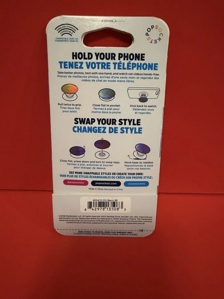 PopSocket Black Swap PopSocket Pop Socket PopGrip - Image 3 of 3