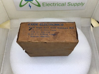 Exide Electronics CK 277-W Exit Sign 277 Volt Canopy Kit