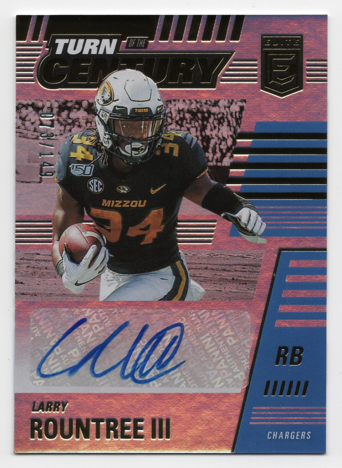 2021 Donruss Elite LARRY ROUNTREE III Base Turn of the Century Autographs /149