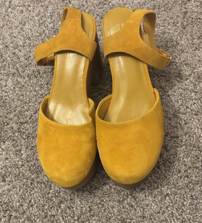 Tamancos femininos Charlotte Stone Sal tamanho 8 cor ocre camurça como material - Imagem 4 de 4